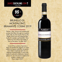 Load image into Gallery viewer, Brunello di Montalcino Bramante Cosimi 2018